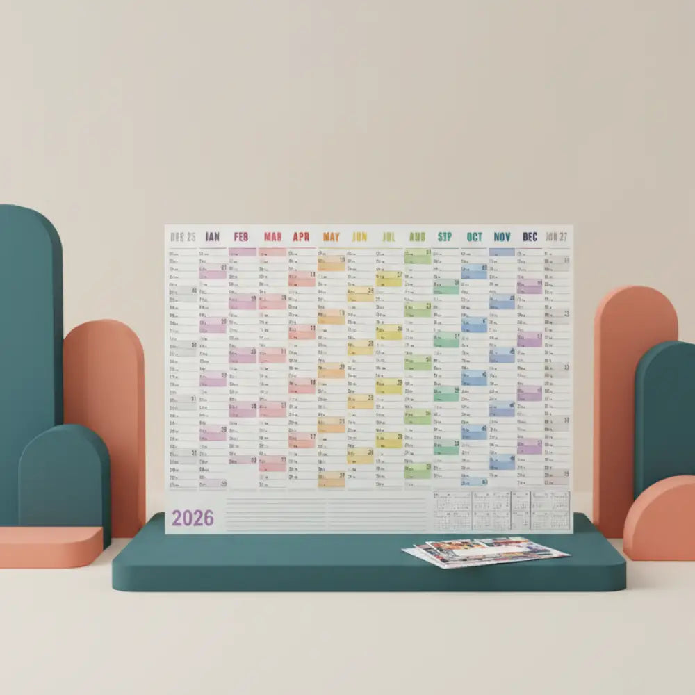 Calendario Planejador 2026 de Parede Incluo - imagem 6