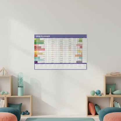 Calendario Planejador 2026 de Parede Incluo - imagem 3