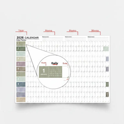 Calendario Planejador 2026 de Parede Incluo - imagem 20