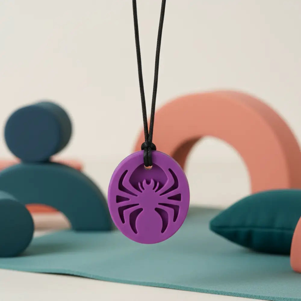 Colar Mordedor Silicone Design Aranha - Estímulo Oral e Conforto Tátil — imagem 3