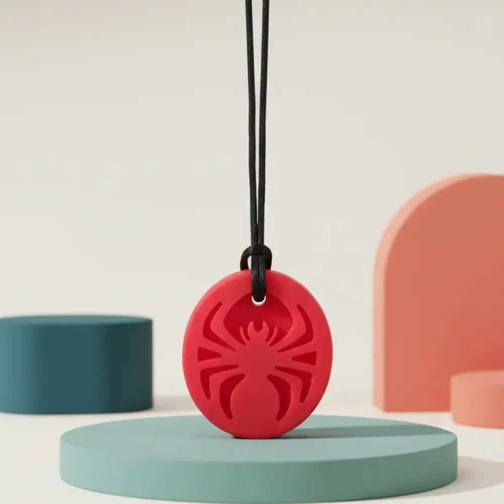 Colar Mordedor Silicone Design Aranha - Estímulo Oral e Conforto Tátil — imagem 5