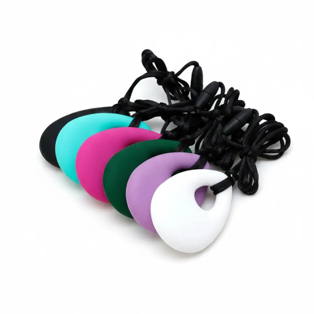 Colar de Silicone Pingente Lágrima BPA Free - Mordedor Discreto para Dentição