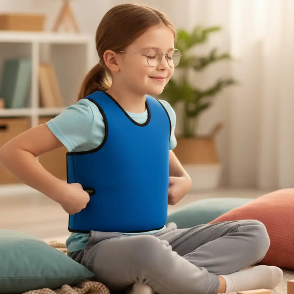 Colete Sensorial de Compressão Infantil - Compressão Suave e Conforto