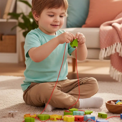Contas de Madeira Montessori Incluo - imagem 2