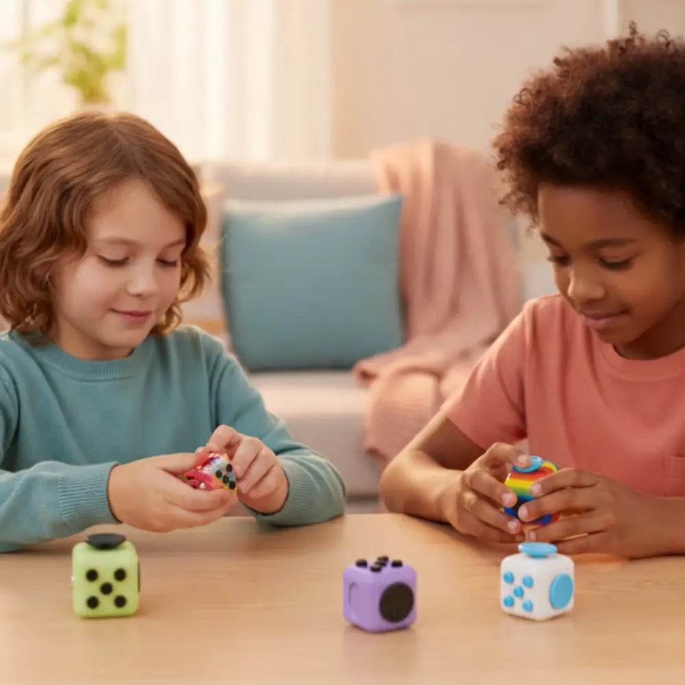 Cubo Fidget Magnético com Botões de Clique Incluo - imagem 2