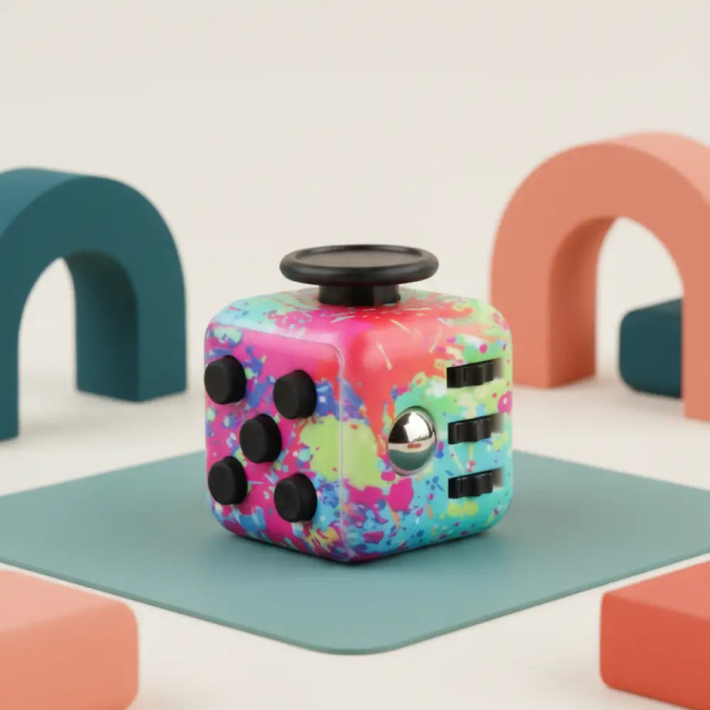 Cubo Fidget Magnético com Botões de Clique Incluo - imagem 8