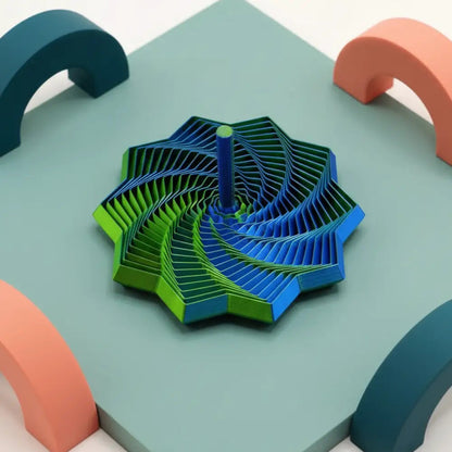 Fidget Hexágono Girando - Estímulo Visual e Tátil 8,7cm