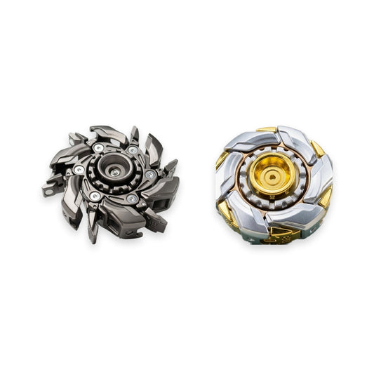 Fidget Slider EDC Premium — Kit 2 Unidades: duas unidades (grafite e prata-dourado)