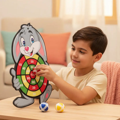 Jogo de Dardo com Bolas Adesivas - Coordenação Motora e Foco - Brinquedos e Jogos de Atividades