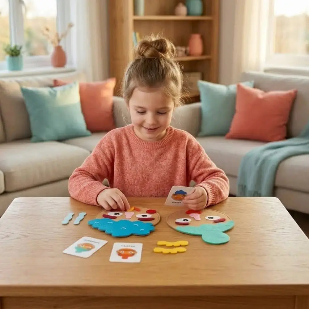 Jogo de Expressoes Faciais Montessori DIY Incluo - imagem 3