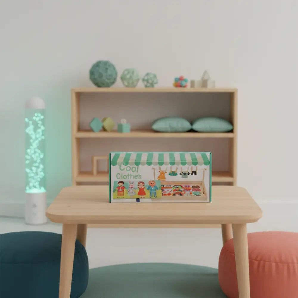 Jogo Montessori de Varal e Roupas Incluo - imagem 4