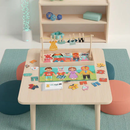 Jogo Montessori de Varal e Roupas Incluo - imagem 5