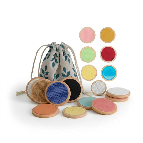 Jogo Sensorial Tátil Montessori - Estímulo Cognitivo e Memória
