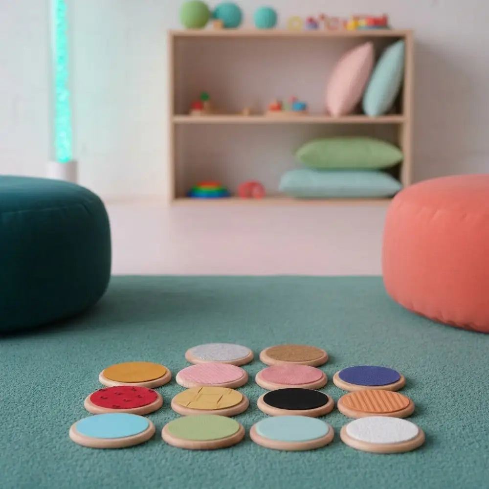 Jogo Sensorial Tátil Montessori - Estímulo Cognitivo e Memória