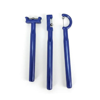 Kit de Ferramentas Bucais Lúdicas - 3 Peças PP + Metal Esterilizável