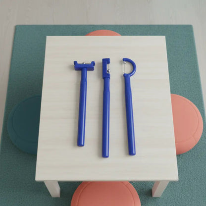 Kit de Ferramentas Bucais Lúdicas - 3 Peças PP + Metal Esterilizável — imagem 4
