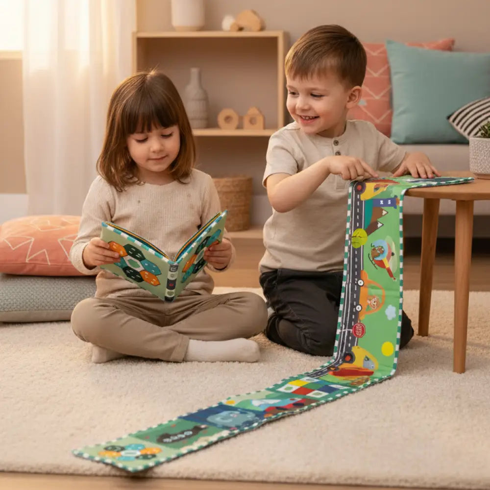 Livro de Pano Alto Contraste - Toque Macio para Bebês 0-12m — imagem 2