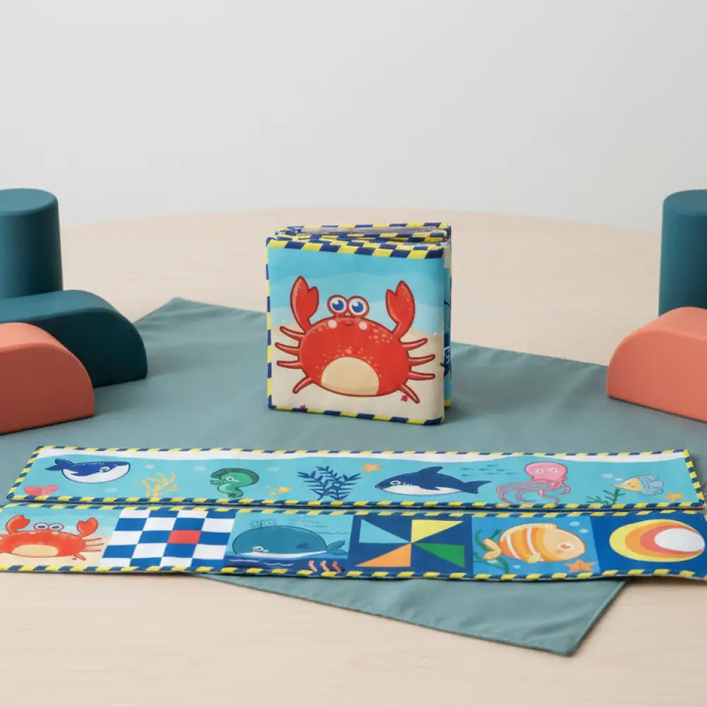 Livro de Pano Alto Contraste - Toque Macio para Bebês 0-12m — imagem 4