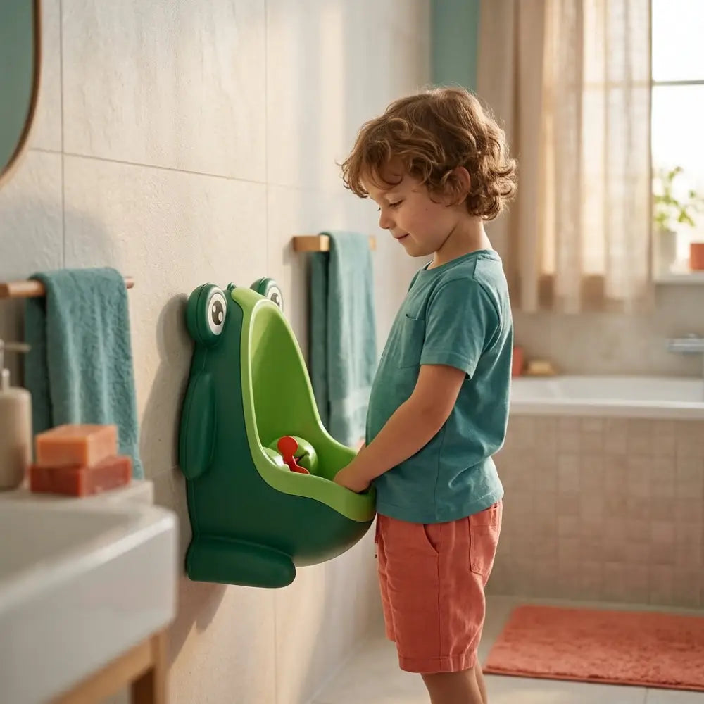 Mictorio Infantil de Parede Formato Sapo Incluo - imagem 4