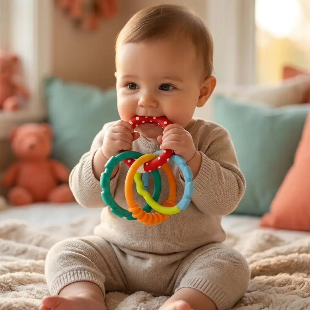 Mordedor Infantil ABS BPA Free - Kit 6 ou 24 Peças 0-12m