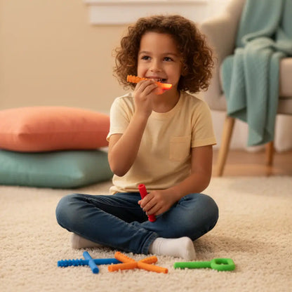 Mordedor Infantil de Silicone Grau Alimentar BPA Free - Múltiplas Texturas - Incluo — imagem 3