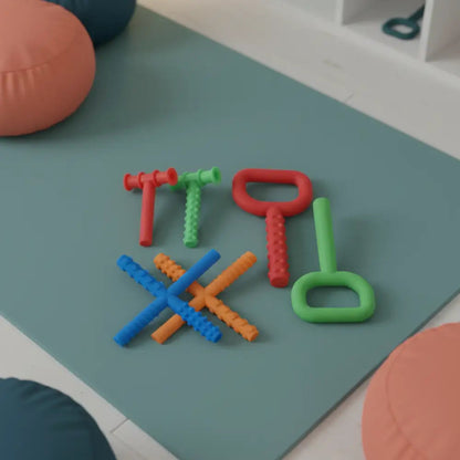 Mordedor Infantil de Silicone Grau Alimentar BPA Free - Múltiplas Texturas - Incluo — imagem 5