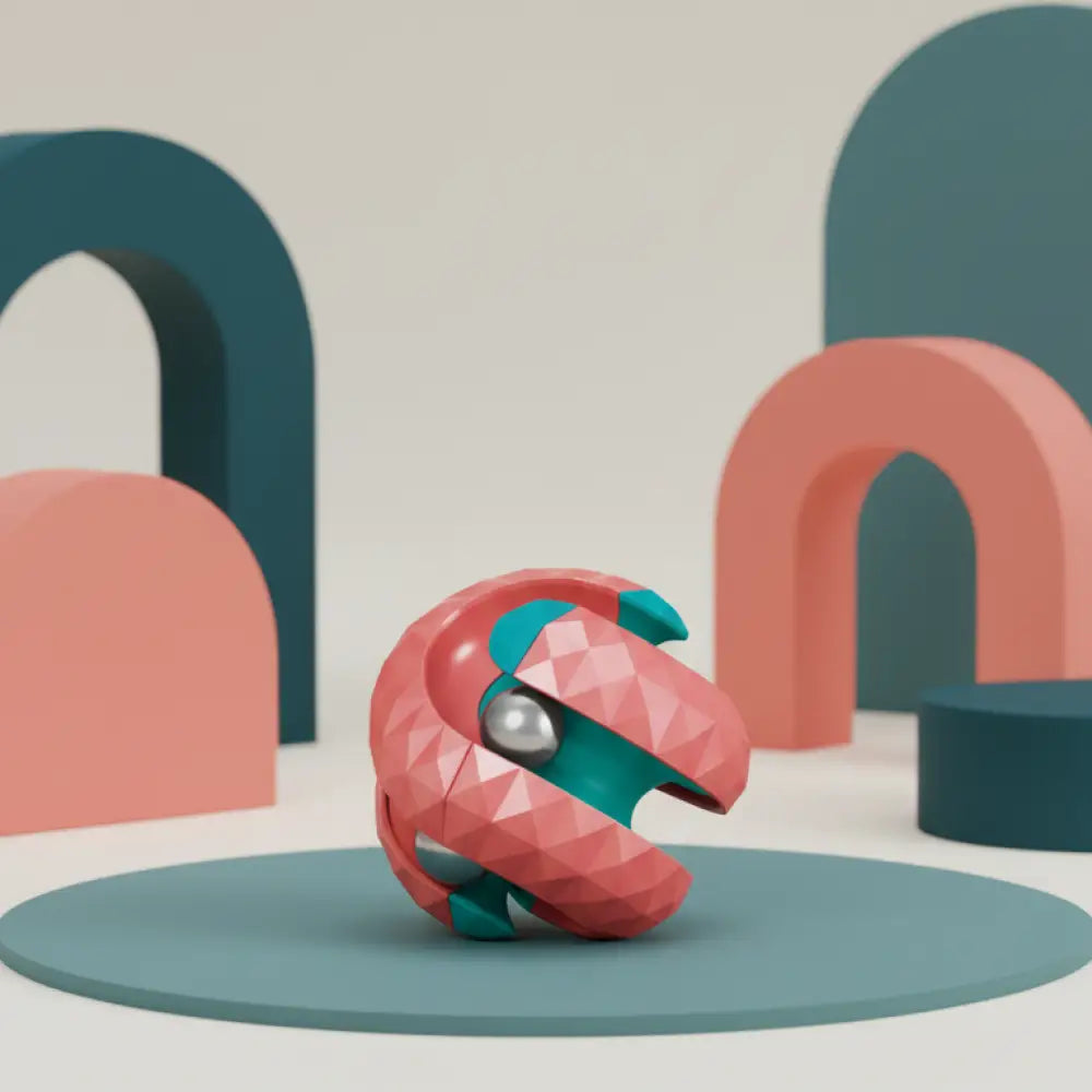 Órbita Cubo Sensorial Infinito de Plástico - Conforto Tátil - Incluo — imagem 4