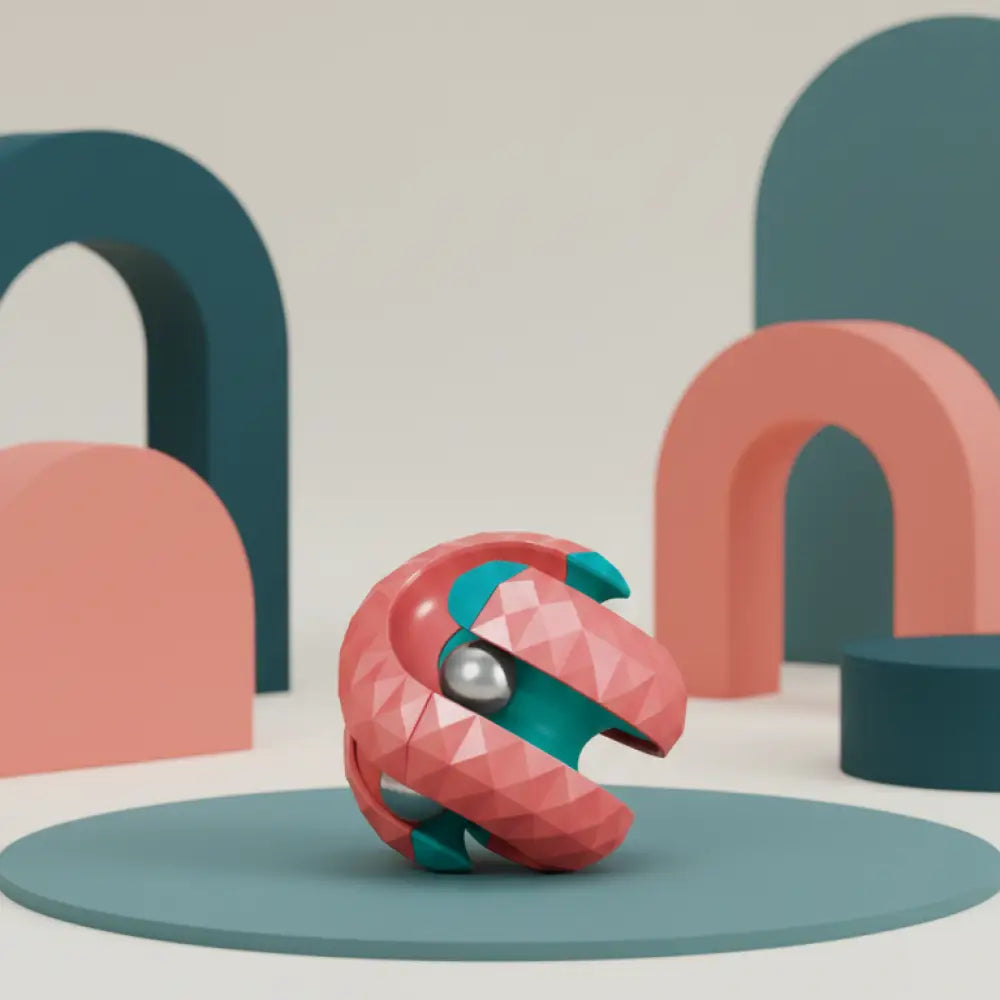 Órbita Cubo Sensorial Infinito de Plástico - Conforto Tátil - Incluo — imagem 9