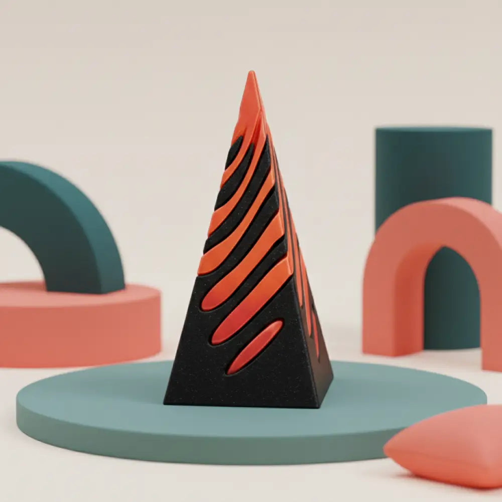 Pirâmide Impossível Fidget 3D - Estímulo Visual e Tátil — imagem 4