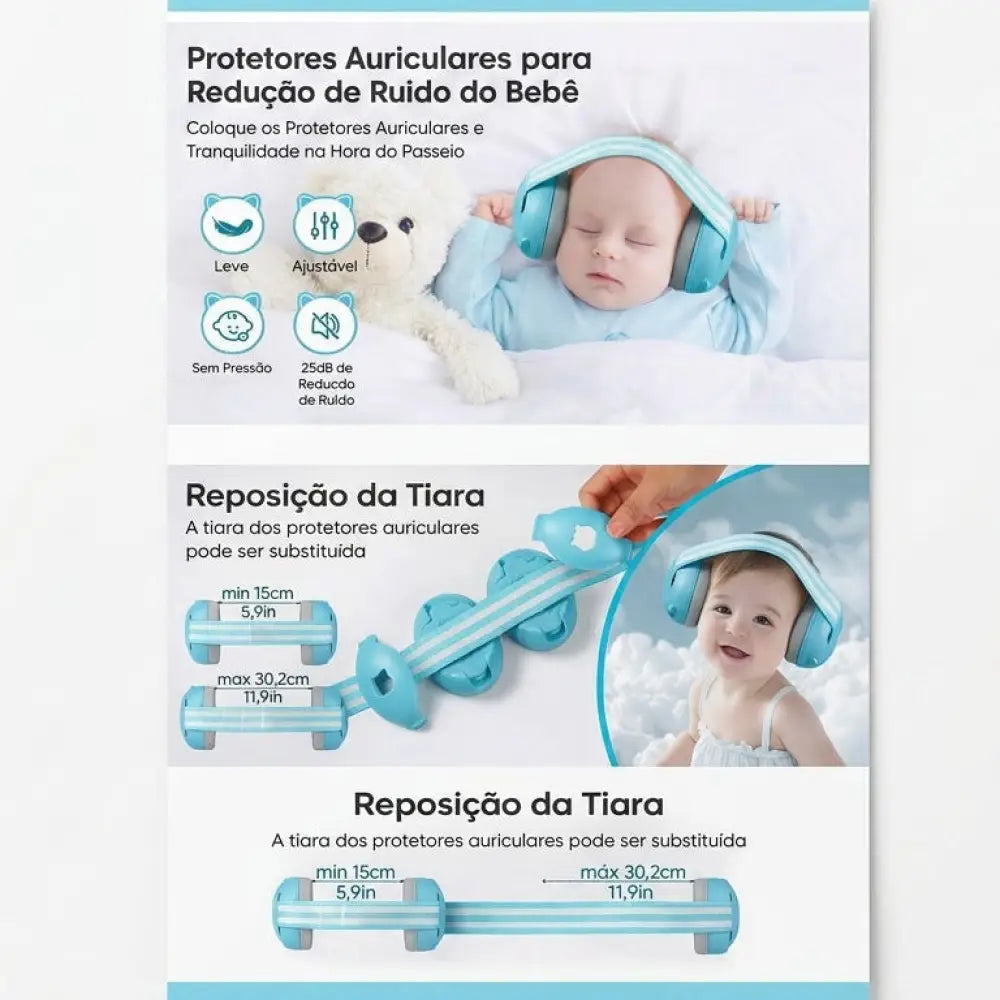 Protetor Auricular Infantil 25dB Incluo - imagem 6