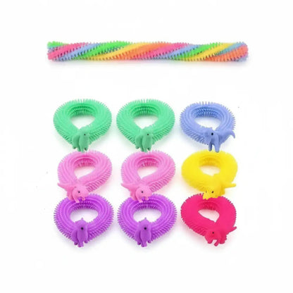 Pulseiras Elásticas Alpaca TPR - Kit 6 Peças 95g 14+ Anos
