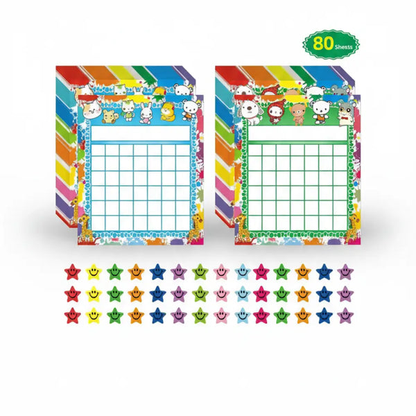 Quadro de Incentivo Infantil com Adesivos Incluo