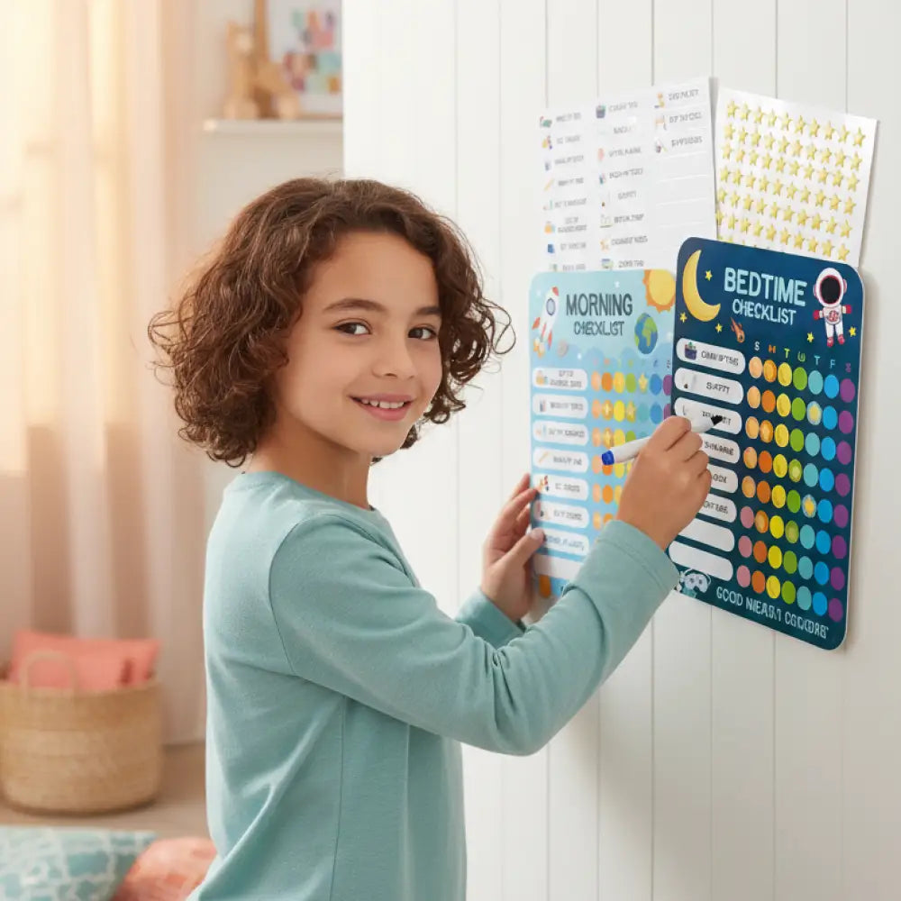 Quadro de Rotina Visual Magnetico Infantil Incluo - imagem 2