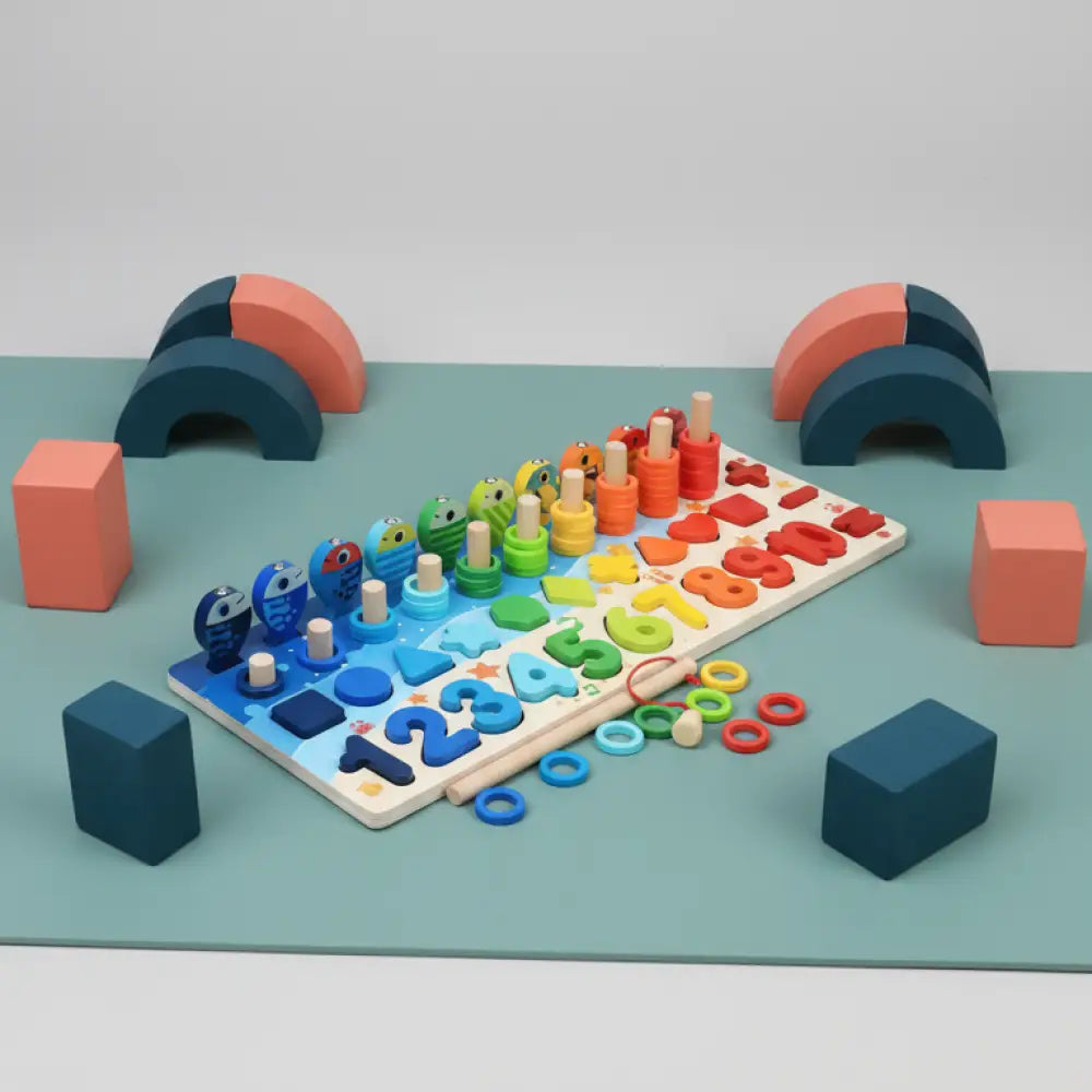 Quebra-Cabeca Montessori 7 em 1 Magnetico Incluo - imagem 6