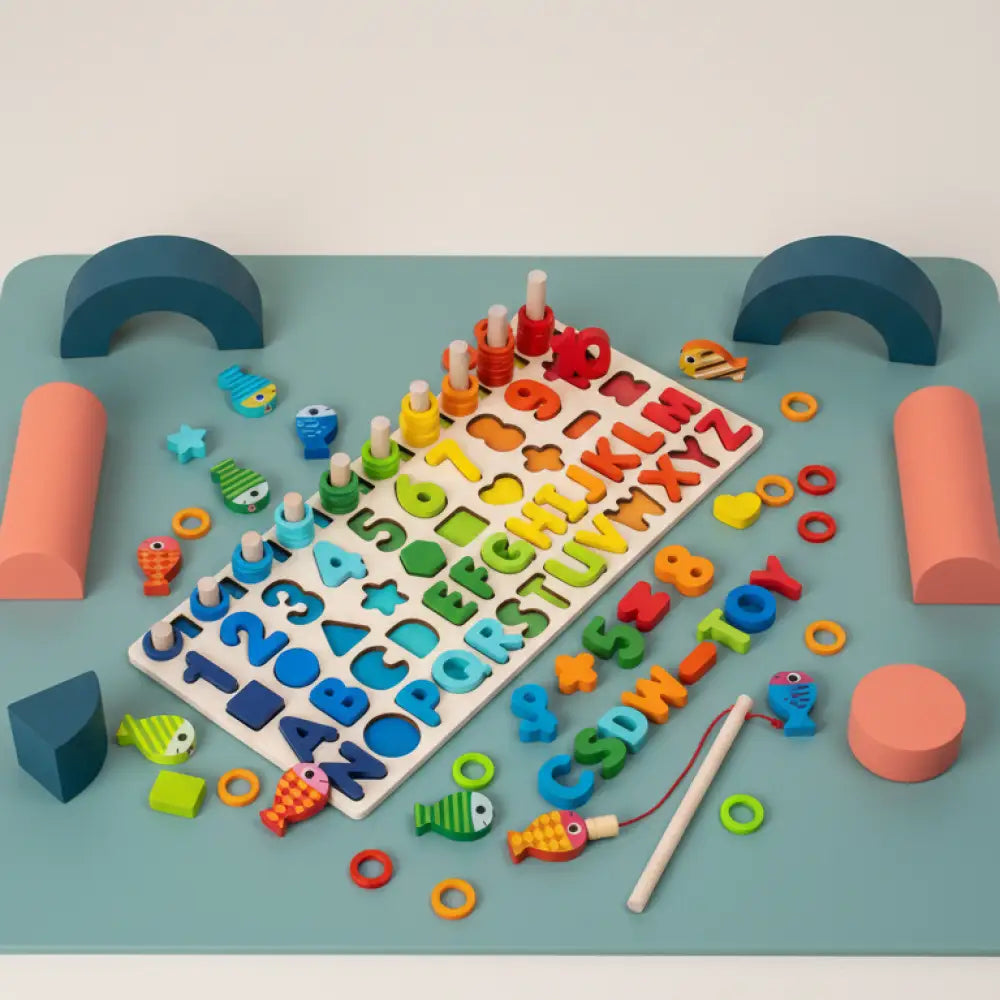 Quebra-Cabeca Montessori 7 em 1 Magnetico Incluo - imagem 5
