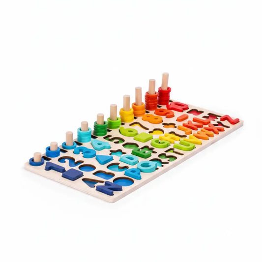 Quebra-Cabeca Montessori 7 em 1 Magnetico Incluo