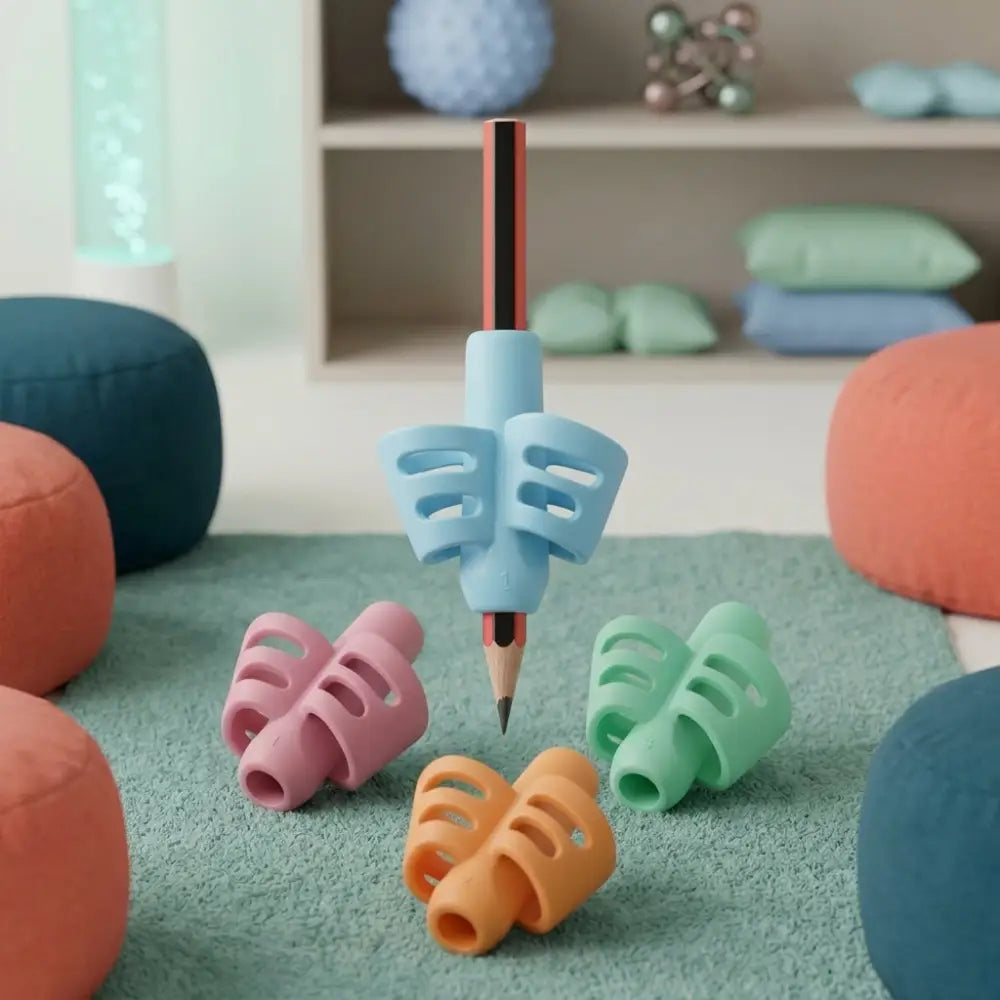 Suporte de Caneta de Silicone Infantil Ergonomico Incluo - imagem 2