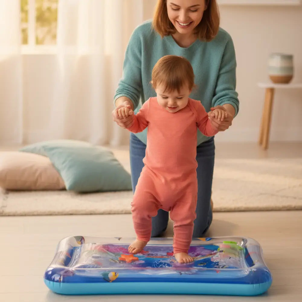 Tapete de Água Inflavável BPA Free - Estímulo Visual e Motor para Bebês — imagem 2