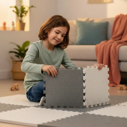 Tapete Puzzle EVA Infantil 30x30cm Incluo - imagem 7