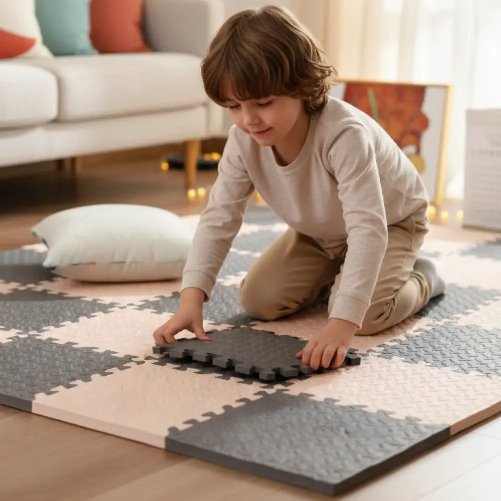 Tapete Puzzle EVA Infantil 30x30cm Incluo - imagem 5