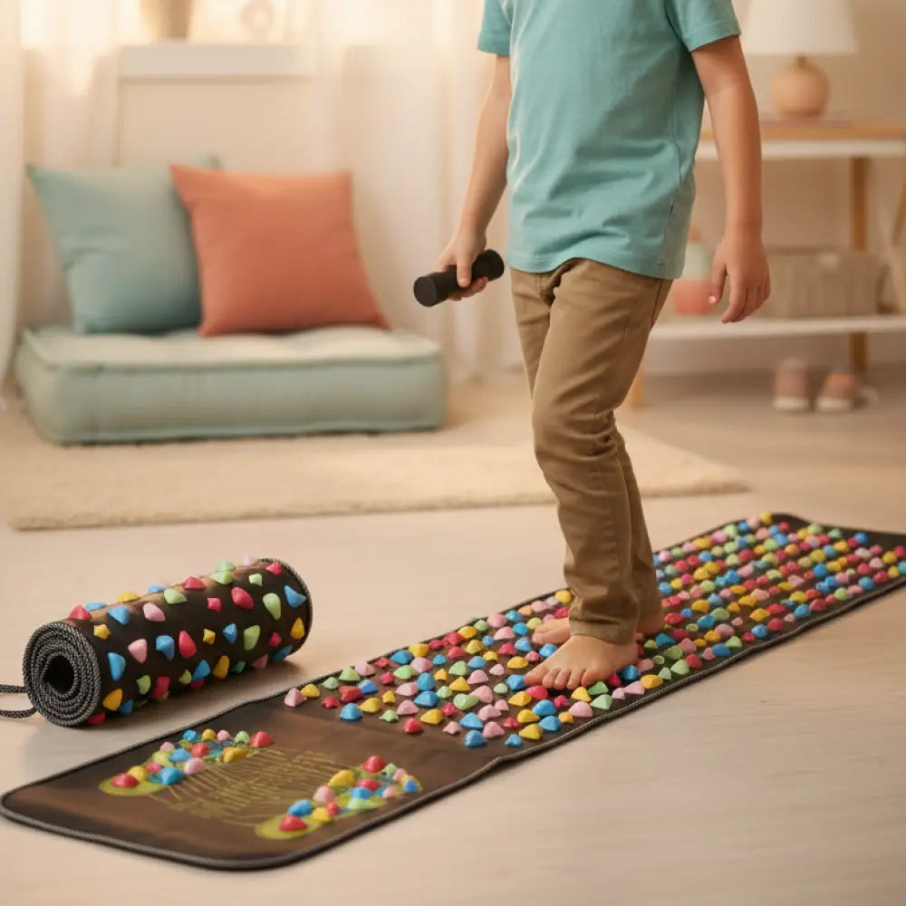 Tapete Tátil de Pedras Texturizadas Removíveis - 3 Tamanhos — imagem 6
