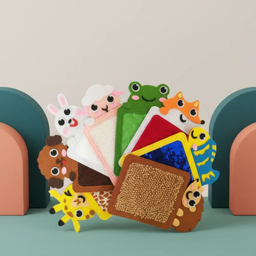 Tapetes de Feltro Educativos - Kit 8 Peças