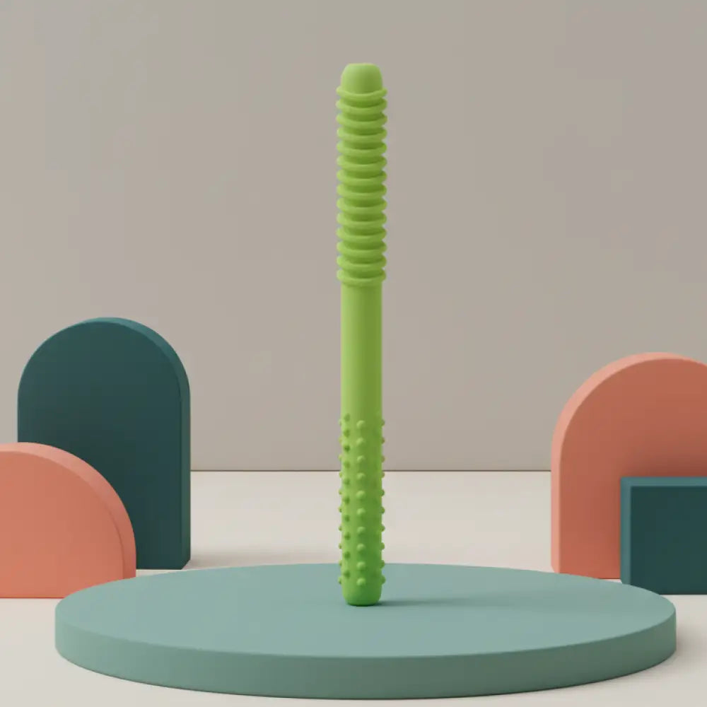 Tubo Mastigável de Silicone Alimentar BPA Free - 16,5cm Conforto Tátil — imagem 5