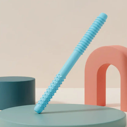 Tubo Mastigável de Silicone Alimentar BPA Free - 16,5cm Conforto Tátil — imagem 6
