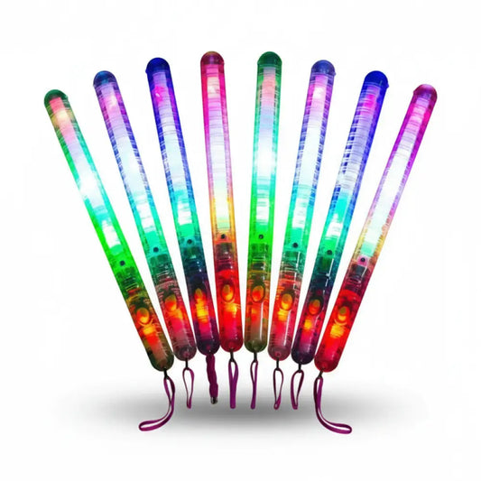 Varinha LED Multicolorida - 7 Modos de Luz e Estímulo Visual